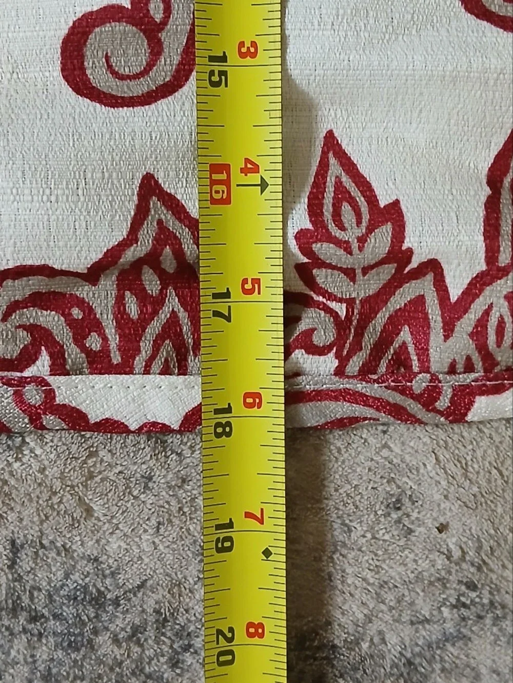 Elegant Burgundy Paisley Window Valances (Set of 2)